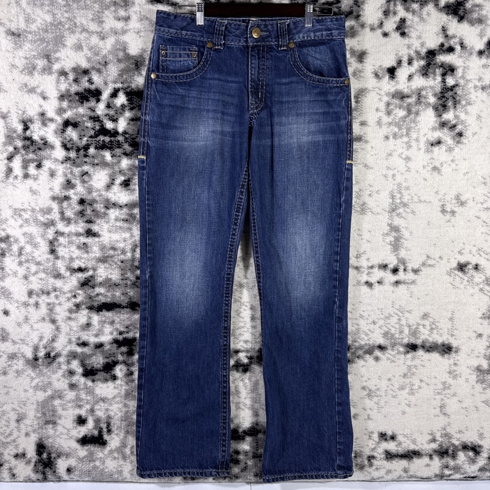 Wrangler Rocky 47 Jeans Mens 32x34 Relaxed Fit Cowboy Back Pocket Rodeo Western